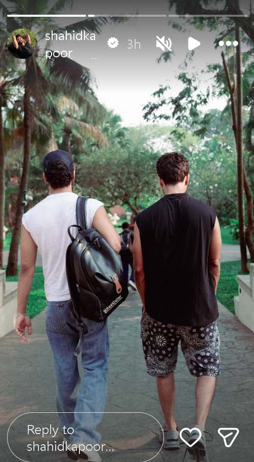 Shahid Kapoor offers glimpse into family time during getaway