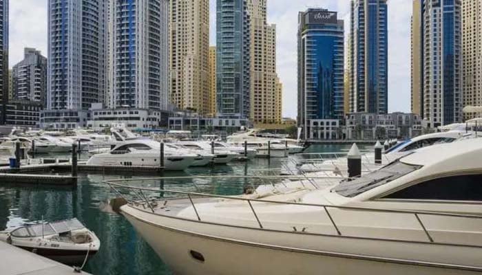 Dubai’s 23 Marina tower hit by debris from intercepted Iranian drone
