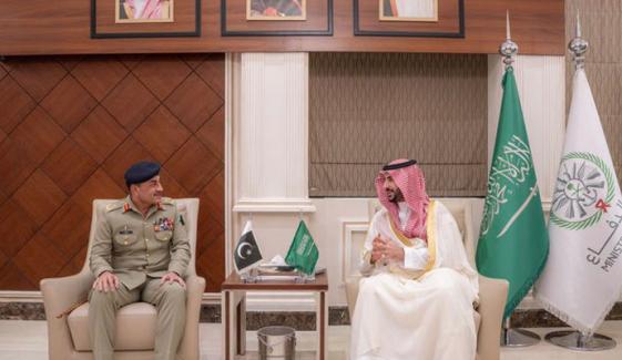 فیلڈ مارشل عاصم منیر کی سعودی وزیرِ دفاع سے ملاقات، ایرانی حملوں پر تبادلۂ خیال