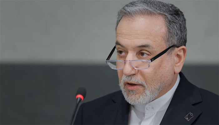 ایرانی وزیر خارجہ عباس عراقچی : فوٹو اے ایف پی