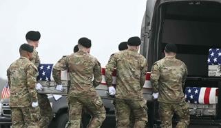  ایرانی ڈرون حملے میں مارے جانیوالے 6 فوجیوں کی میتیں امریکا منتقل کردی گئیں