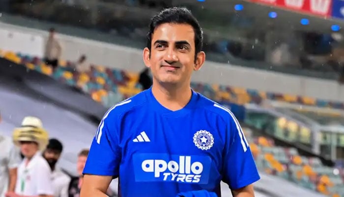 بھارتی کوچ گوتم گمبھیر---فائل فوٹو