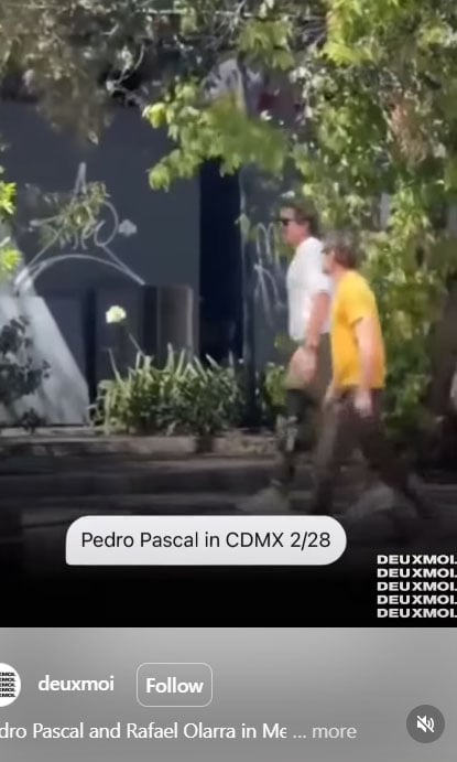 Pedro Pascal shows love on Rafael Olarra’s new post after Mexico sighting