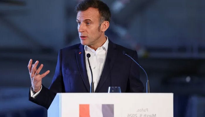 فرانس کے صدر ایمانوئل میکرون---فائل فوٹو