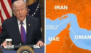 آئل ٹینکرز کے اسٹاف کو خطرہ مول لے کر آبنائے ہرمز سے گزرنا چاہیے، امریکی صدر