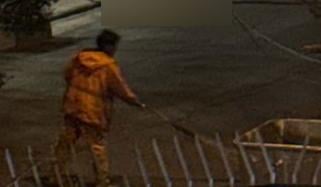 ایران پر حملوں کے دوران صفائی کرنے والے شخص کی تصویر وائرل