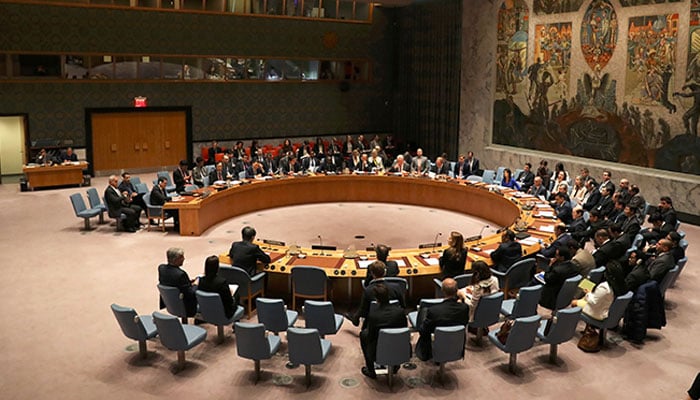 یو این سلامتی کونسل میں ایران کی جانب سے حملوں کیخلاف قرارداد منظور
