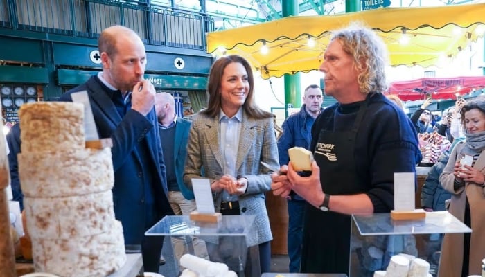 Prince William, Kate bring energy and smiles to Borough Market with lively trip