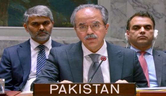 پاکستان کی بحرین اور روس کی پیش کردہ قراردادوں کی حمایت