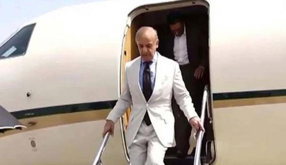 وزیراعظم سعودی عرب پہنچ گئے، محمد بن سلمان سے ملاقات ہوگی، اعلامیہ