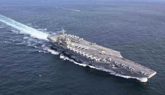 پاسداران انقلاب کا امریکی طیارہ بردار جہاز ابراہم لنکن کو میزائلوں سے نشانہ بنانے کا دعویٰ