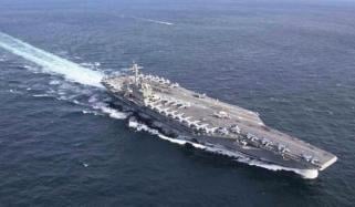 پاسداران انقلاب کا امریکی طیارہ بردار جہاز ابراہم لنکن کو میزائلوں سے نشانہ بنانے کا دعویٰ