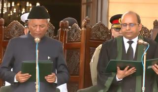 نہال ہاشمی نے گورنر سندھ کے عہدےکا حلف اٹھا لیا