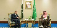 وزیراعظم کی سعودی ولی عہد سے ملاقات، مکمل یکجہتی کا اعادہ