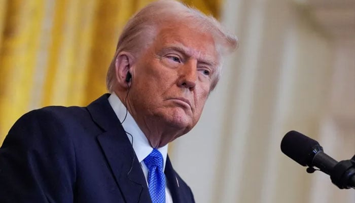 امریکی صدر ڈونلڈ ٹرمپ---فائل فوٹو