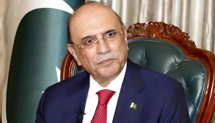 صدرِ مملکت آصف علی زرداری---فائل فوٹو