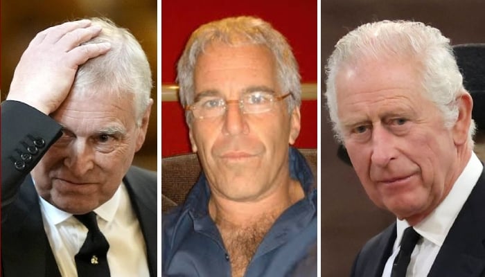 Andrews explosive bathrobe photo with Epstein released as King Charles eyes succession removal