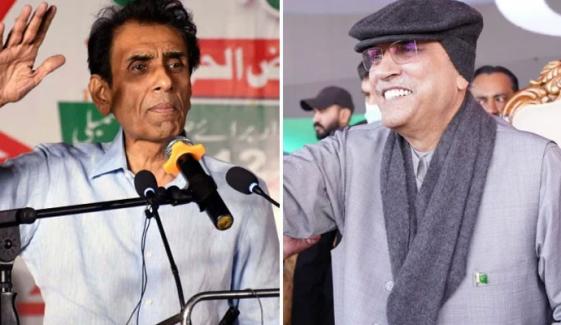 صدر آصف زرداری سے خالد مقبول کی ملاقات