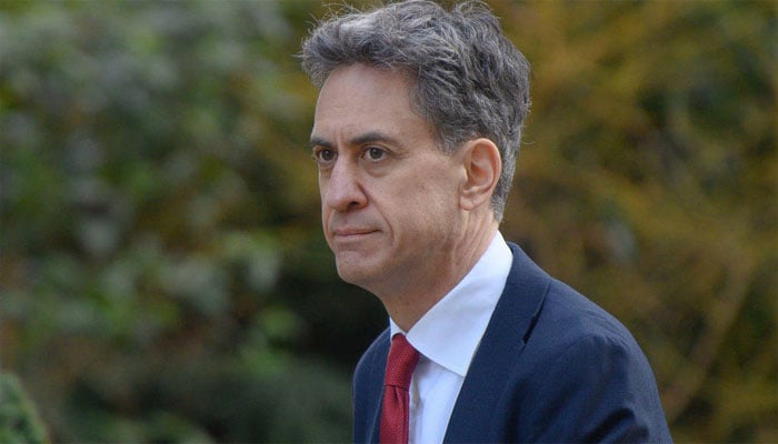 ایڈ ملی بینڈ(تصویر سوشل میڈیا)۔