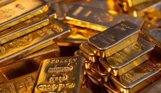 سونے کی قیمتوں میں کمی کا سلسلہ جاری