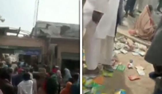 رحیم یار خان: دکان کی چھت گرنے سے 8 خواتین جاں بحق