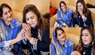 نشو بیگم اپنی بیٹی اداکارہ صاحبہ سے مل کر آبدیدہ ہوگئیں