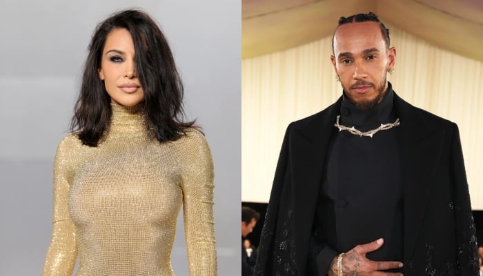 Kim Kardashian’s glam Oscars look gets love from Lewis Hamilton amid dating buzz