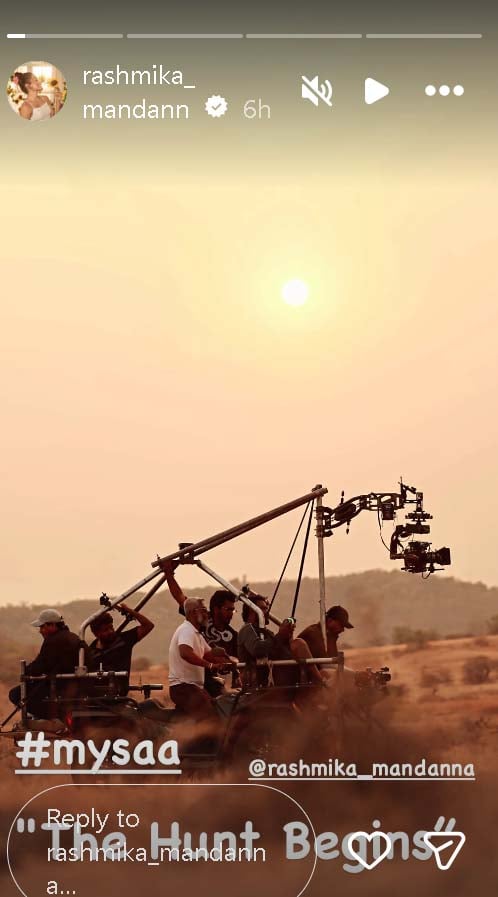 Rashmika Mandanna returns to work shortly after wedding