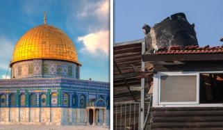 مقبوضہ یروشلم کے مقدس مقامات کے قریب ایرانی میزائلوں کا ملبہ گرنے کی تصدیق