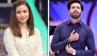 ثناء جاوید اور فہد مصطفیٰ کی لائیو شو میں دلچسپ نوک جھونک، ویڈیو وائرل