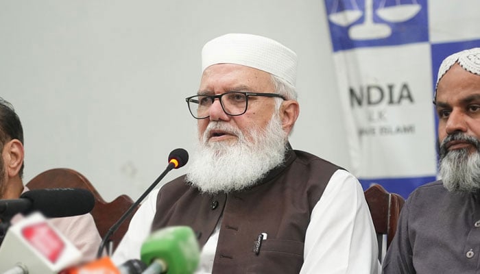 نائب امیرِ جماعتِ اسلامی پاکستان لیاقت بلوچ—فائل فوٹو