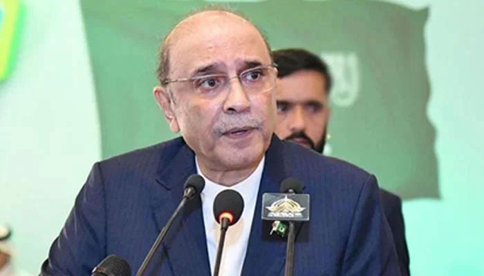 صدرِ مملکت آصف علی زرداری---فائل فوٹو