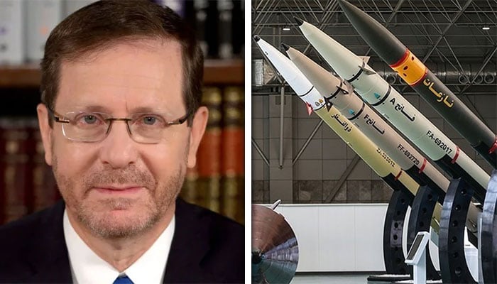 اسرائیلی صدر آئزک ہرزوگ۔فوٹو: فائل