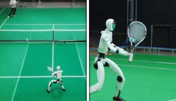 روبوٹ اب ٹینس بھی کھیلنے لگے، انسانوں کیلئے چیلنج