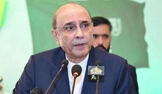 صدرِ مملکت آصف علی زرداری کا علی لاریجانی پر حملے پر اظہارِ افسوس