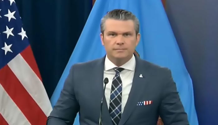 آپریشن کا مقصد فیصلہ کُن کارروائی کرنا ہے، امریکی وزیر جنگ - فوٹو: اسکرین گریب