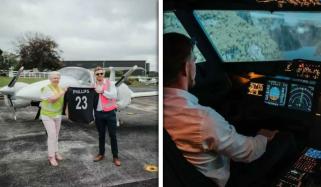 گلین فلپس نے کرکٹ کے میدان کے بعد فضاؤں میں مہارت دکھا کر سب کو حران کر دیا