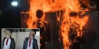 ایران: ریلی میں ٹرمپ اور نیتن یاہو کے پتلے نذرِ آتش