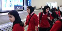 آسٹریلیا سے پناہ کی درخواست واپس لینے والی ایرانی فٹبالرز وطن پہنچ گئیں