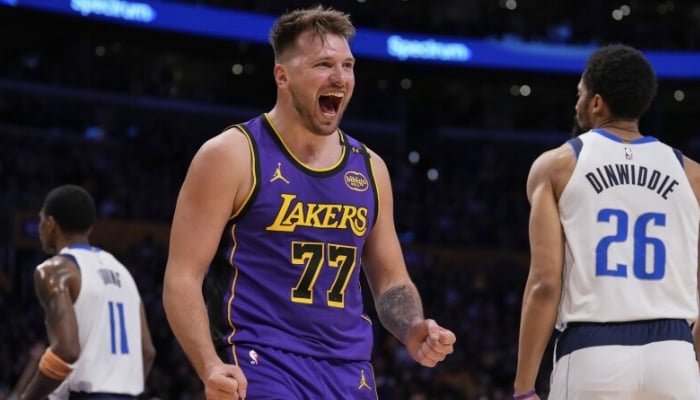 Luka Doncic drops 60 points in Lakers career-high performance against Heat