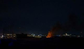 عراق میں امریکی اڈے پر حملے کے بعد  آگ بھڑک اٹھی