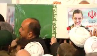 پاسدارانِ انقلاب کے ترجمان علی محمد نائینی کی نمازِ جنازہ ادا