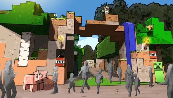 Minecraft World theme park to open in UK by 2027