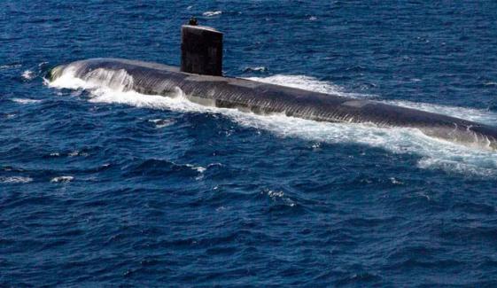 برطانوی جوہری آبدوز نے بحیرۂ عرب میں پوزیشن سنبھال لی