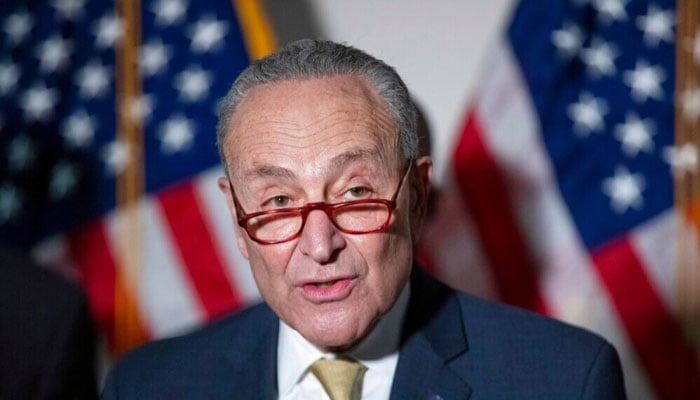 امریکی ڈیموکریٹ سینیٹر چک شومر — فائل فوٹو