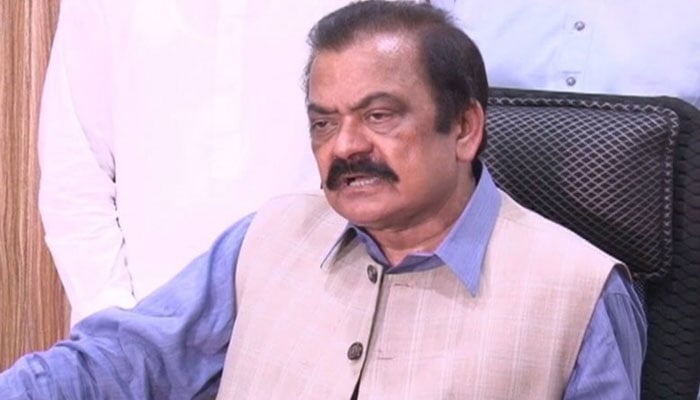 رہنما پاکستان مسلم لیگ ن رانا ثناء اللّٰہ---فائل فوٹو