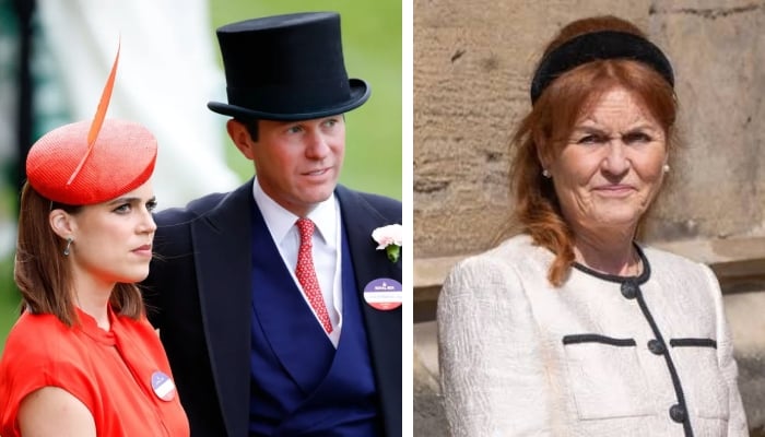 Princess Eugenies husband Jack gives brutal reality check to Fergie amid Epstein row