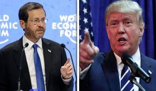 ڈونلڈ ٹرمپ نے اسرائیلی صدر آئزک ہرزوگ کو کمزور اور ناکام رہنما قرار دے دیا