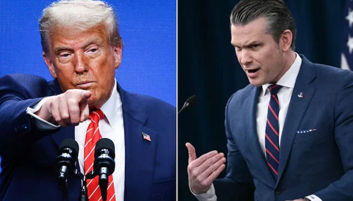 پیٹ ہیگستھ, ڈونلڈ ٹرمپ — فائل فوٹوز