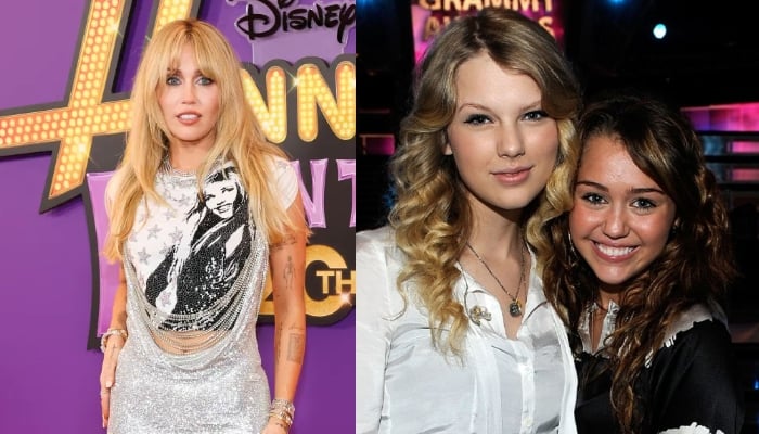 Miley Cyrus gushes over Taylor Swifts songwriting in Hannah Montana special